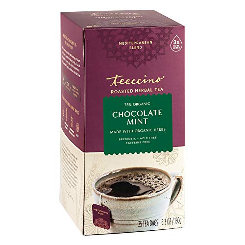 Teeccino Chocolate Lover’s Tea Variety Pack – Dark chocolate, Ch...