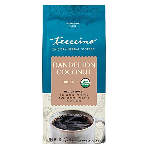 Teeccino Coffee Alternative – Dandelion Coconut – Detox Deliciou