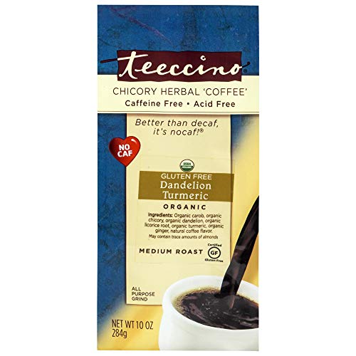 Teeccino Dandelion Coffee Alternative - Organic Turmeric – Organ