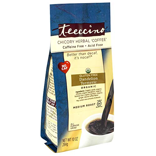 Teeccino Dandelion Coffee Alternative - Organic Turmeric – Organ
