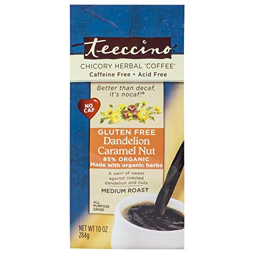Teeccino Dandelion Herbal Coffee Alternative – Caramel Nut - Gro