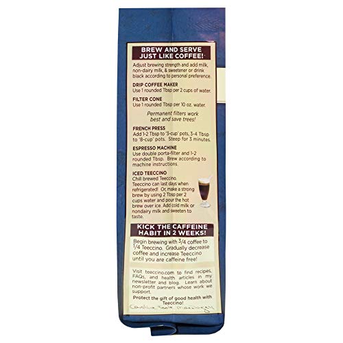 Teeccino Dandelion Herbal Coffee Alternative - Mocha – Ground Co