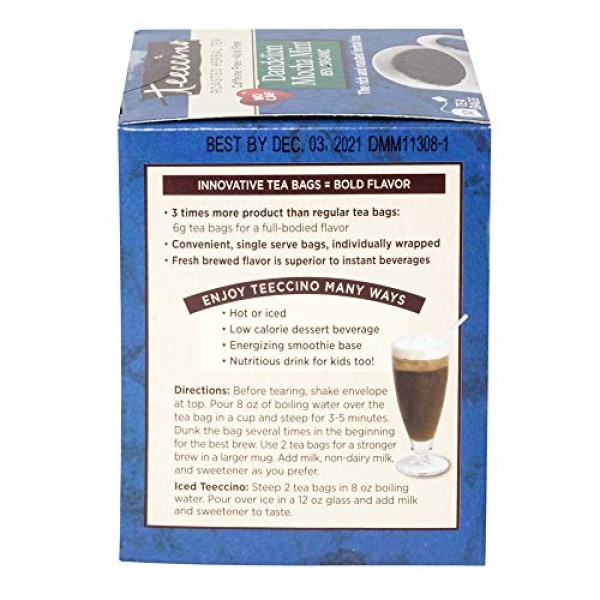 Teeccino Dandelion Tea – Mocha Mint - Coffee Alternative | Herba