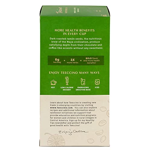 Teeccino French Vanilla Herbal Tea - Rich & Roasted Herbal Tea T...