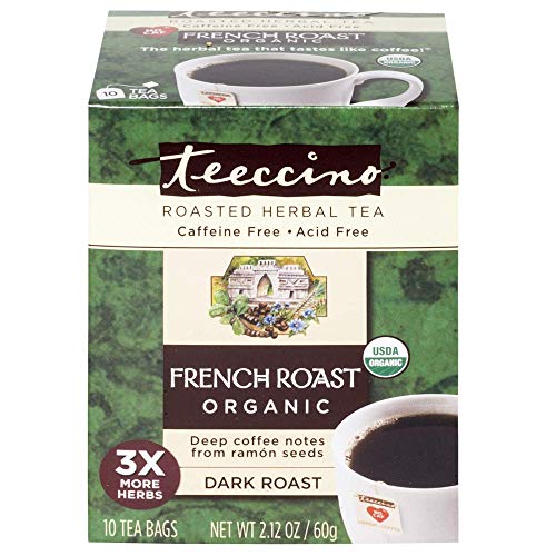 Teeccino Herbal Tea – French Roast – Roasted Chicory | Prebiotic