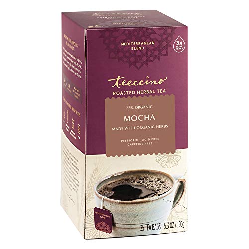 Teeccino Herbal Tea – Mocha – Rich &Amp; Roasted Herbal Tea That’S C