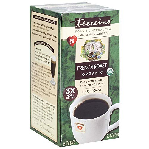 Teeccino Herbal Tea – French Roast – Roasted Chicory Coffee Alte