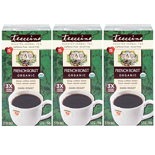 Teeccino Herbal Tea – French Roast – Roasted Chicory Coffee Alte