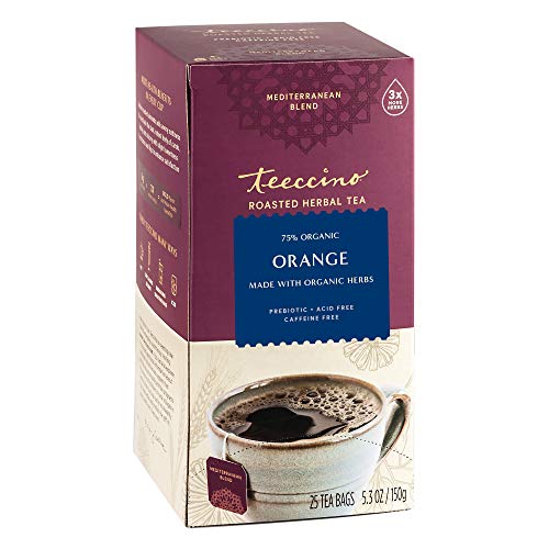 Teeccino Java, Orange, Almond Amaretto Herbal Tea Variety Pack -...