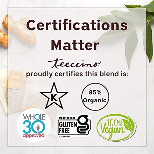 Teeccino Mushroom Adaptogen Coffee Alternative – Cordyceps Schis