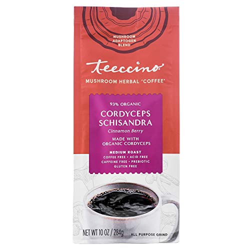 Teeccino Mushroom Adaptogen Coffee Alternative – Cordyceps Schis
