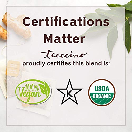 Teeccino Mushroom Adaptogen Coffee Alternative – Reishi Eleuther