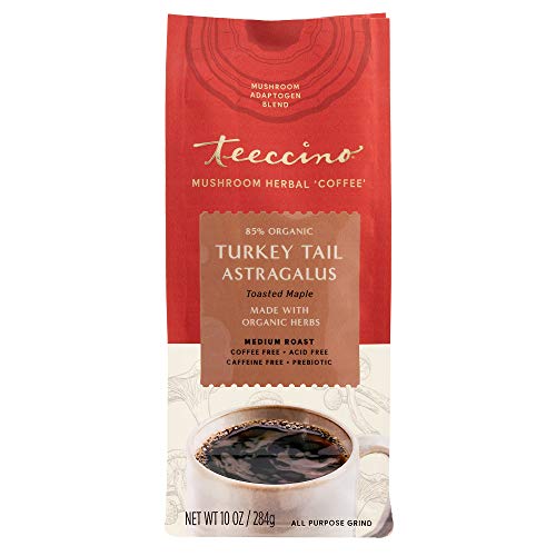 Teeccino Mushroom Adaptogen Coffee Alternative – Turkey Tail Ast
