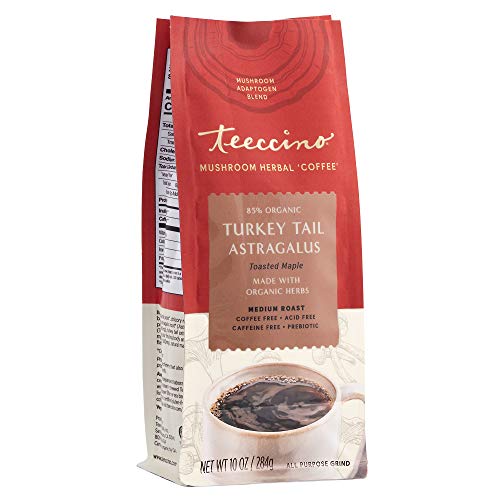 Teeccino Mushroom Adaptogen Coffee Alternative – Turkey Tail Ast