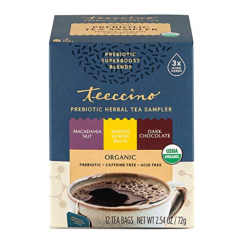 Teeccino Prebiotic Herbal Tea – Prebiotic Superboost Tea Sampler