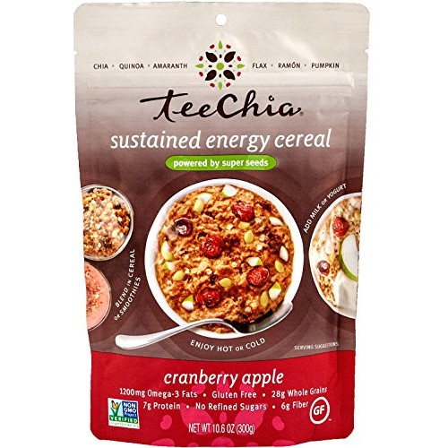 Teechia Organic Super Seeds Cereal – Cranberry Apple – Nutrient