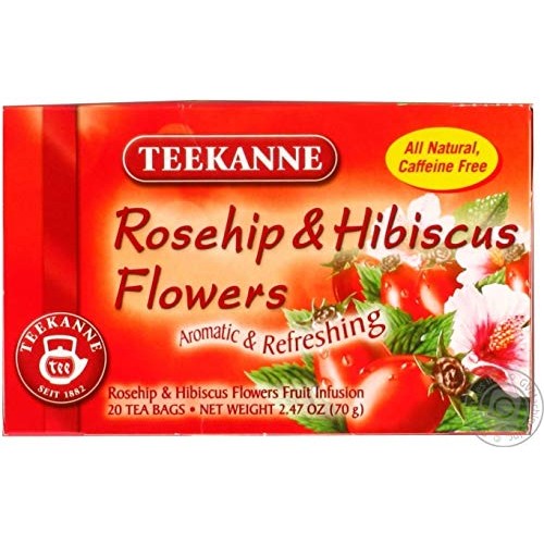 Teekanne Rosehip &Amp; Hibiscus Flowers Herbal Tea 20 Tea Bags