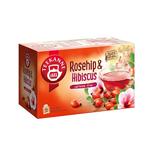 Teekanne Rosehip &Amp; Hibiscus Flowers Herbal Tea 20 Tea Bags