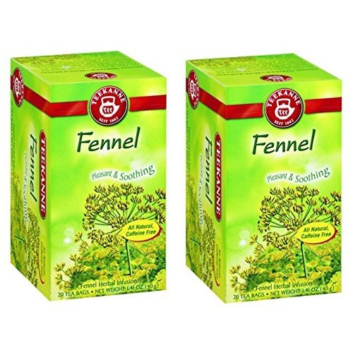 Teekanne Premium Quality Fennel Tea Bags Pack Of 2 Boxes - 40 B