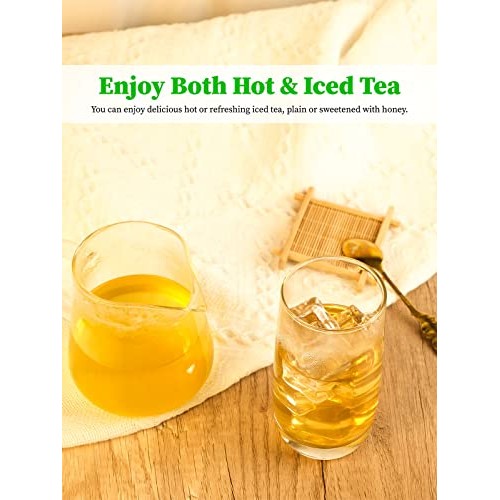 TeeLux Decaf Green Tea Bags, Pure Decaffeinated Green Tea, Super...