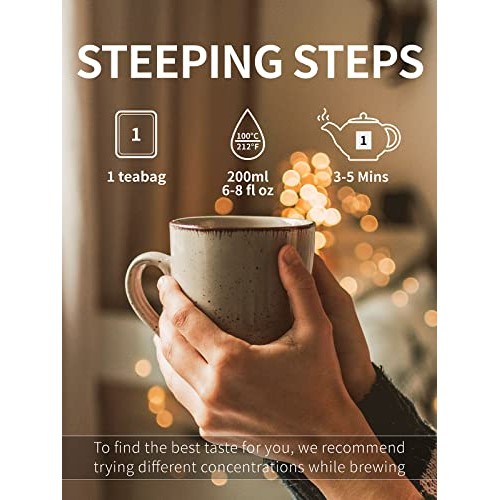 TeeLux Decaf Green Tea Bags, Pure Decaffeinated Green Tea, Super...