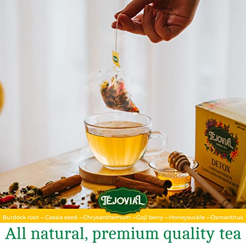 Tejovial Chrysanthemum Cassia Seed Tea Bags – Liver Detox Tea, L...