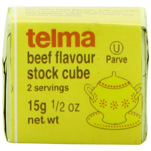 Telma Stock Cubes, Beef Flavor, 3 Count Pack Of 12