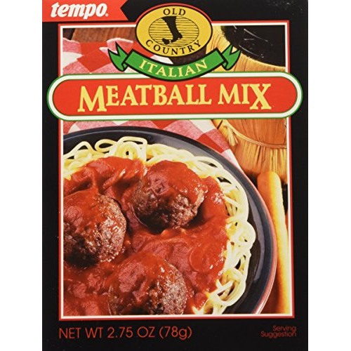 Tempo Italian Meat Ball Mix, 12-Count Box Of 2.75-Ounce Packets