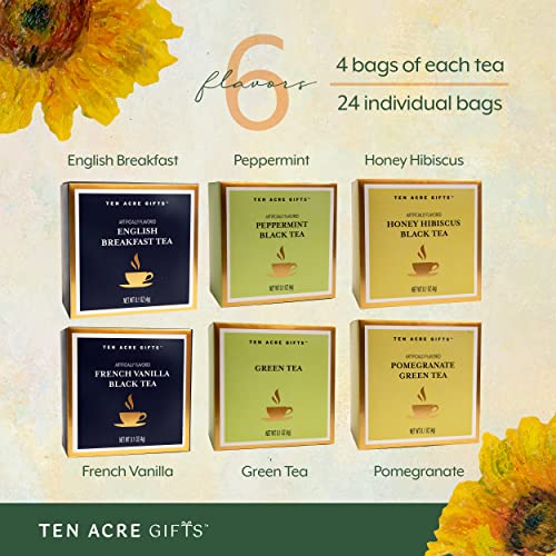 Ten Acre Gifts Artist Tea And Puzzle Gift Set, Gift Box Featurin