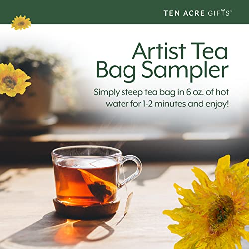Ten Acre Gifts Artist Tea And Puzzle Gift Set, Gift Box Featurin