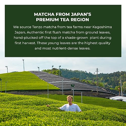 Tenzo Matcha Green Tea Powder - Matcha Powder USDA Organic Premi...