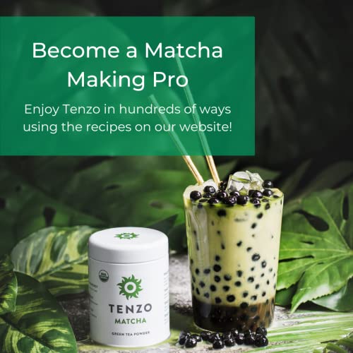Tenzo Matcha Green Tea Powder | USDA Organic Ceremonial Grade – ...