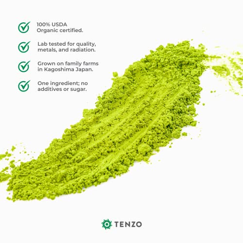 Tenzo Single Serve Matcha Green Tea Powder - Matcha Powder Singl...