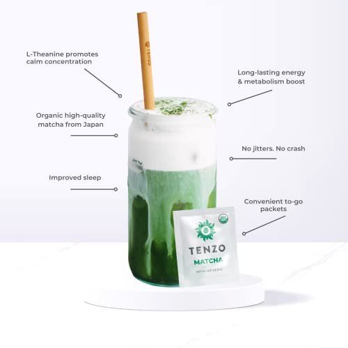 Tenzo Single Serve Matcha Green Tea Powder - Matcha Powder Singl...