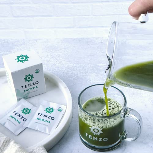Tenzo Single Serve Matcha Green Tea Powder - Matcha Powder Singl...