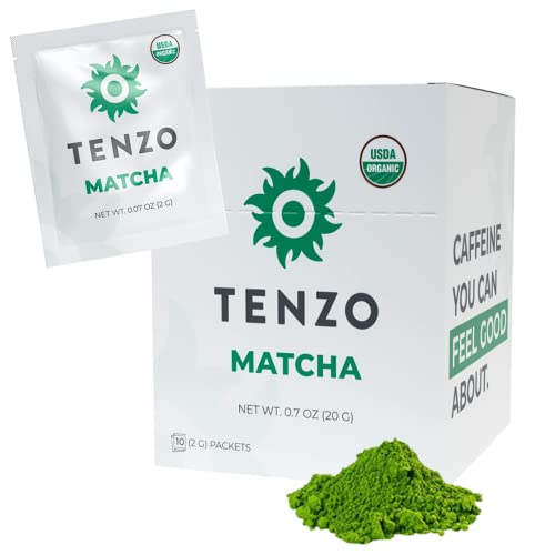 Tenzo Single Serve Matcha Green Tea Powder - Matcha Powder Singl...