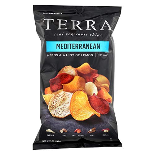 Terra Chips Exotic Vegetable Chips - Mediterranean - Case Of 12