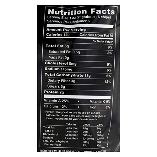 Terra Exotic Harvest Sea Salt Vegetable Chips, 6 Ounce - 12 Per