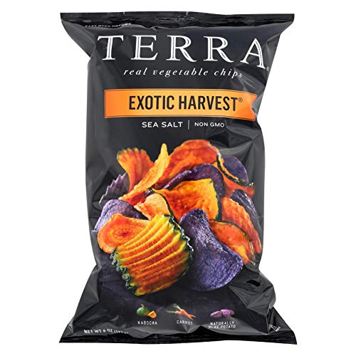 Terra Exotic Harvest Sea Salt Vegetable Chips, 6 Ounce - 12 Per