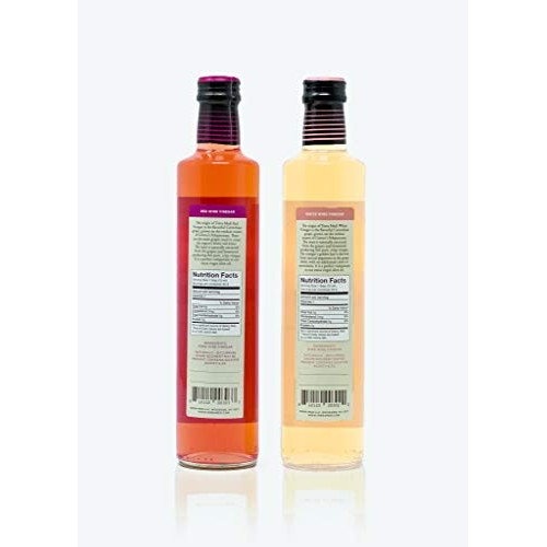 Terra Medi Pack Red And White Wine Vinegar 2X17Oz