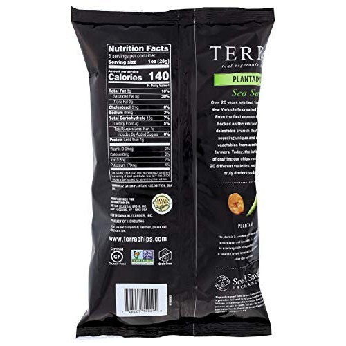 Terra Chips, Plantain Sea Salt, 5 oz