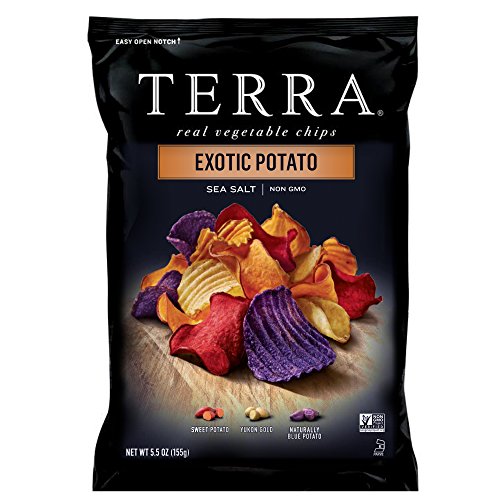 Terra Exotic Potato Chips With Sea Salt, 5.5 Oz. Pack Of 6