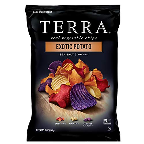 Terra Exotic Potato Vegetable Chips With Sea Salt, 5.5 Oz Pack