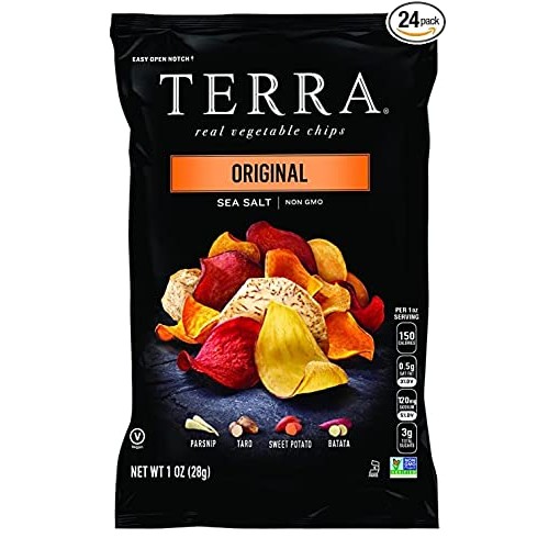 Terra Original And Sweet Potato Vegetable Chips, 1Oz Bag Pack O