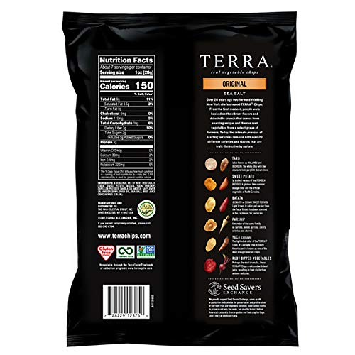 Terra Original Chips With Sea Salt, 6.8 Oz.