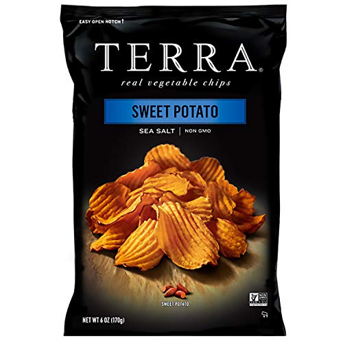 Terra Sweet Potato Vegetable Chips With Sea Salt, 6 Oz Pack Of 12