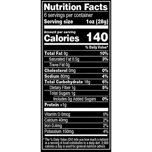 Terra Taro Vegetable Chips With Sea Salt, 6 Oz Pack Of 12