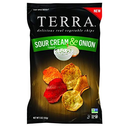 Terra Vegetable Chips, Sour Cream & Onion, 5 oz