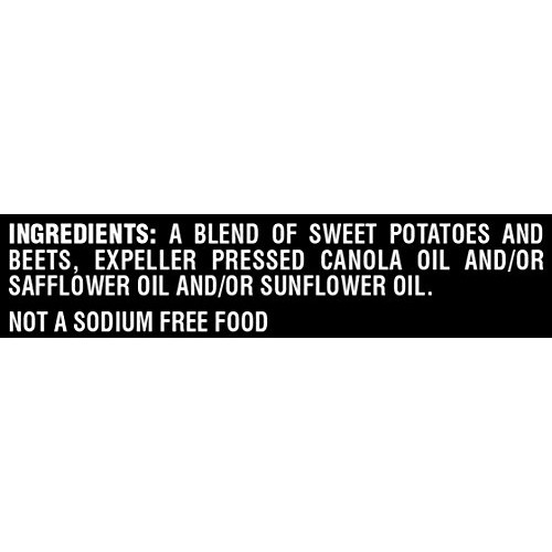 Terra Sweets &Amp; Beets Chips, No Salt Added, 6 Oz. Pack Of 12