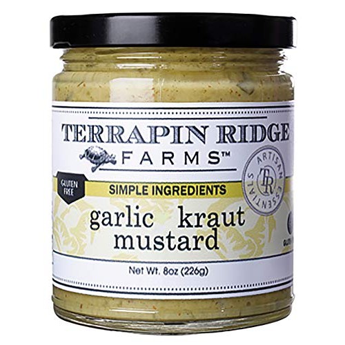 Terrapin Ridge Farms Garlic Kraut Mustard 8 Ounce Garlic Kraut